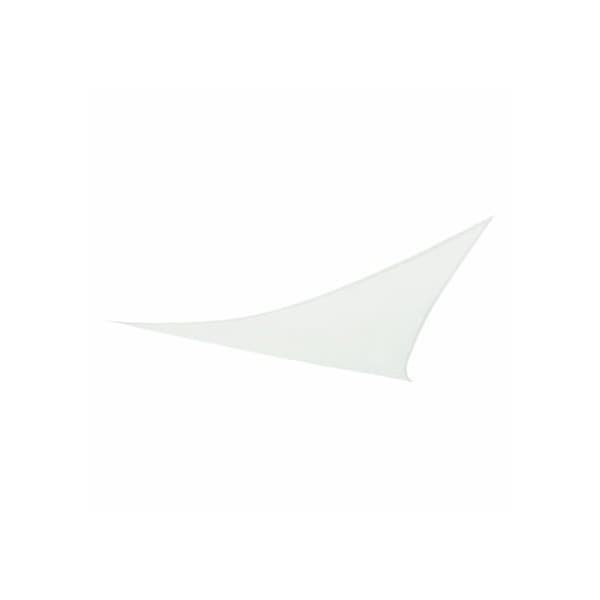 Triangulär skugga - AKTIVE - 360 x 0,5 x 360 cm - Vit - Vattentålig - Polyester - Upphängd montering
