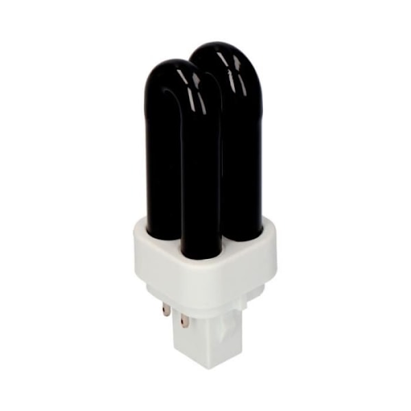 Fluorescerande glödlampa pl 7w lum Svart