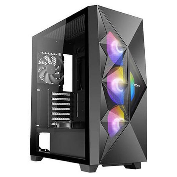 Antec DF800 FLUX Sort ATX RGB Semi-Tower ATX taske Sort