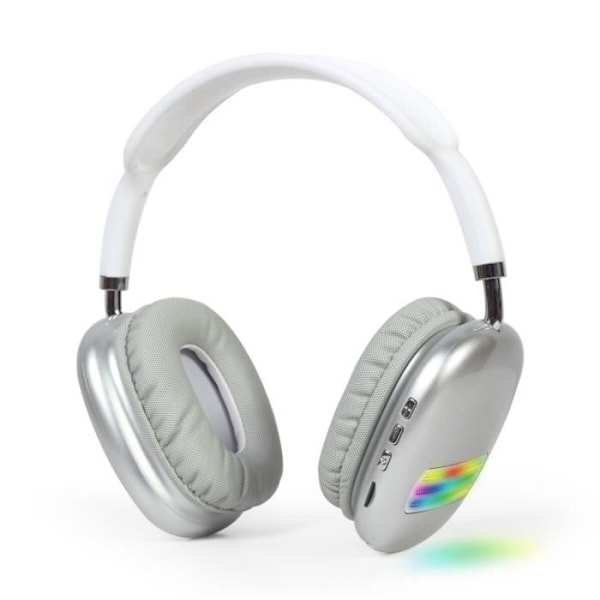 Headset med mikrofon GEMBIRD BHP-LED-02-W