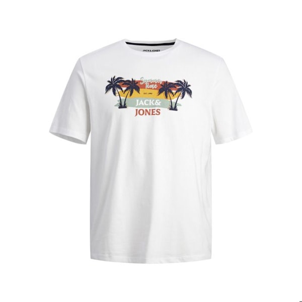 Lasten T-paita - Jack & Jones - SMU Vibe - 100% puuvillaa - Lyhyet hihat - Pyörökaulus vit 14 år gammal