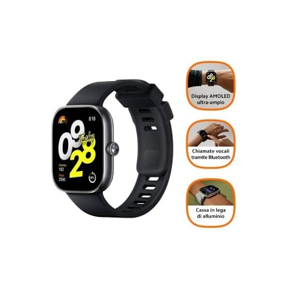 Connected watch Xiaomi Redmi Watch 4 Black - Connected watch