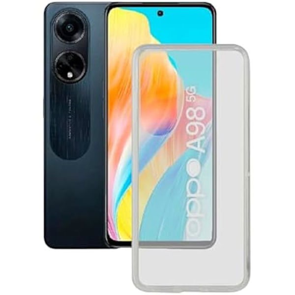 Ksix Matkapuhelinkotelo Oppo A98 Läpinäkyvä Oppo Oppo A98 Flerfärgad