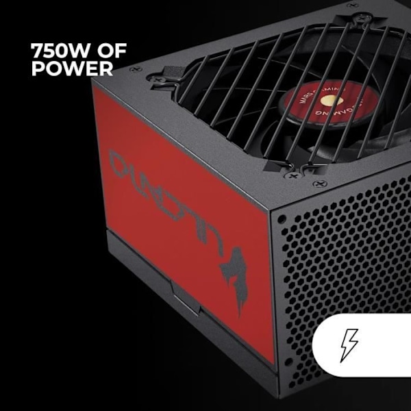 Alimentering ATX 750W - MARS GAMING - MPVU750SI - 80 Plus Silver - 87% Effektivitet - 10 Års Garanti