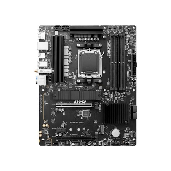 Moderkort - MSI - PRO B650-S WIFI AM5 ATX-slot