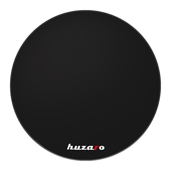 Huzaro Floormat 3.0 Gamer Stoleunderlag - Holdbar og Modstandsdygtig - Sort - 120cm - Neopren svart