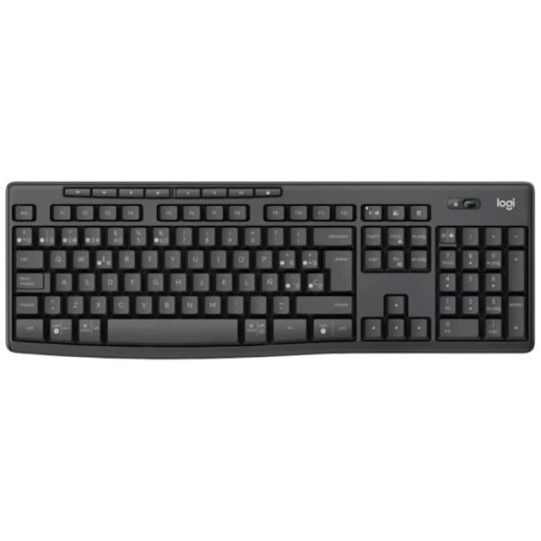 Mus sættetrådløst tastatur - Logitech - MK370 - Bluetooth - Sort - Fransk