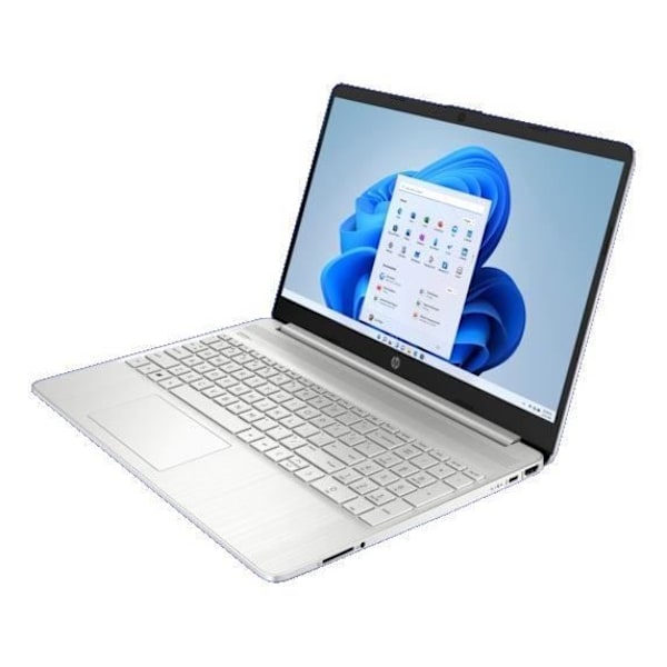 PC Bærbar HP 15s-fq5025nf - 15,6" FHD - Core i5-1235U - RAM 16Go - Lager 512Go SSD - Intel Iris Xe - Windows 11 - AZERTY