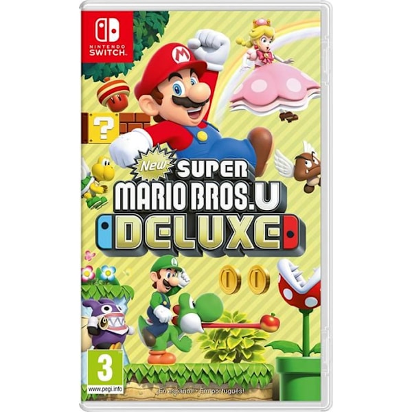 Videopeli - NINTENDO - New Super Mario Bros. U Deluxe - 1-4 pelaajaa - Alustapeli - Nintendo Switch
