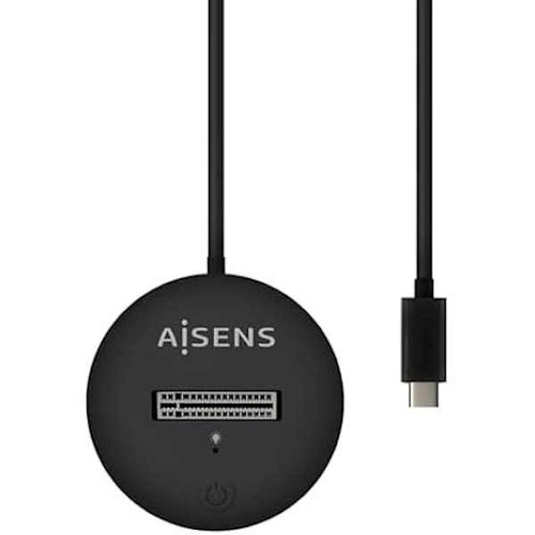 AISENS - ASUC-M2D013-BK - USB-C Dock M.2 (NGFF) Asuc-M2D013-Bk SATA/NVMe A USB3.1 Gen2, sort