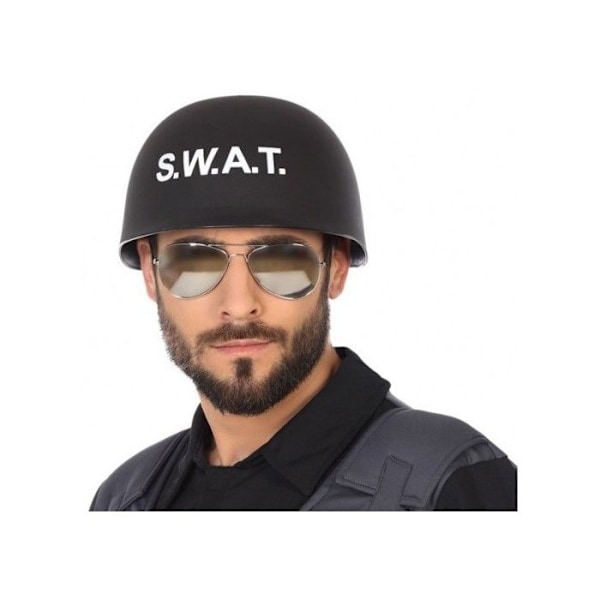 Vuxen SWAT polishjälm Svart