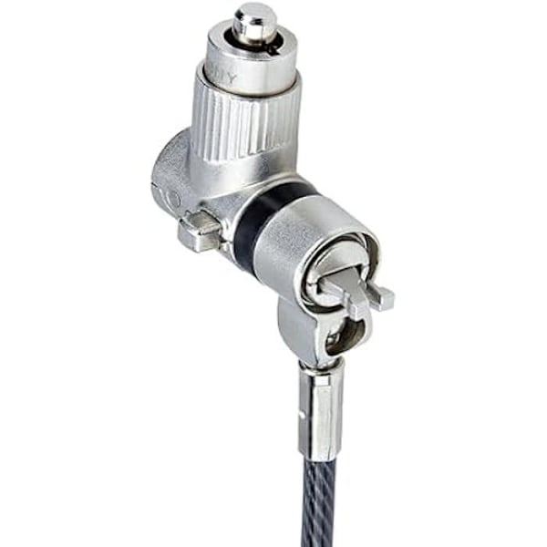 StarTech.com Universelt Antivol 3-i-1 til PC, Master Key Lås Kabel, 2m, Kompatibel med Noble Wedge®/Nano/K-Slot