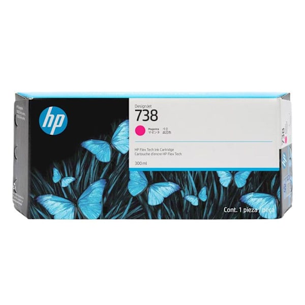 HP Muste/ 738 300-ml MGT DesignJ