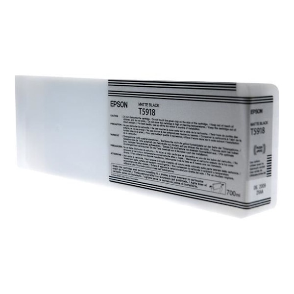 EPSON Patron jetfarge UltraChrome T5918 - Mat sort - Inkjet