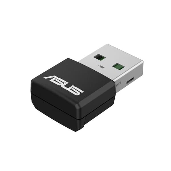 Asus Wifi 6 USB-AX55 Nano Musta ja Hopea