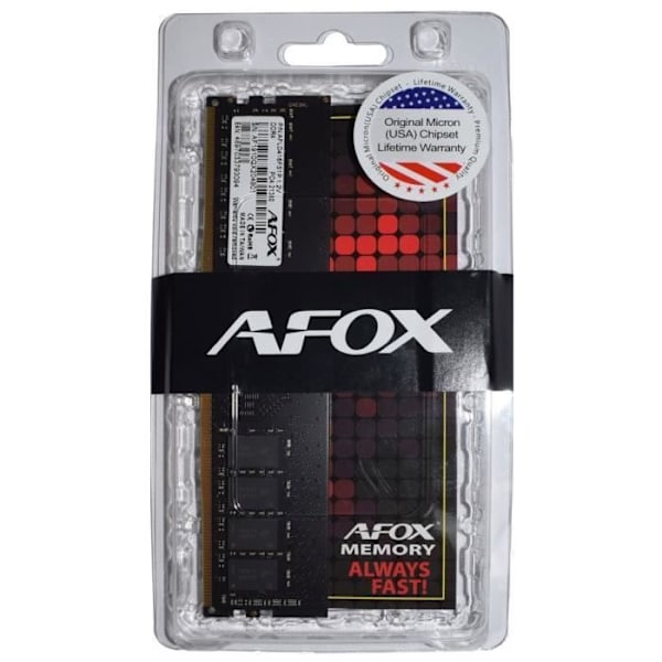 RAM DDR4 - AFOX - AFLD416FS1P - 16GB - DIMM - 2666MHz