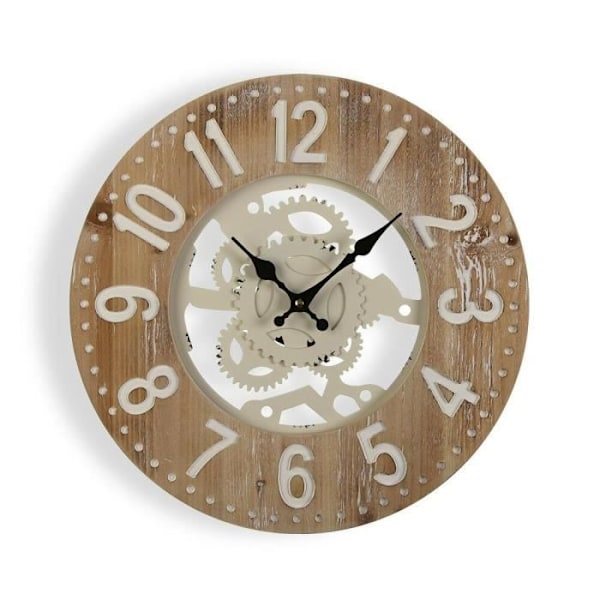 vægur versa 40 x 4,5 x 40 cm metal træ mdf