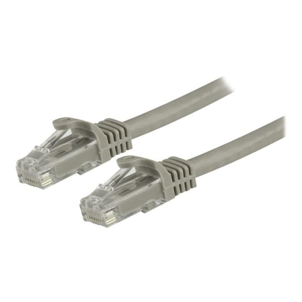 Ethernet-kaapeli Cat 6 - STARTECH - 1,5 m - 100% Kupari - RJ-45 - Harmaa