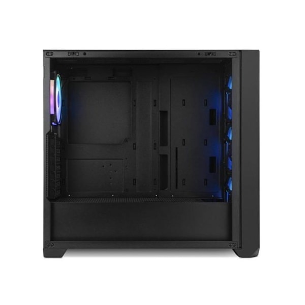 Nox Hummer PLASMA Mid Tower ARGB Frontal Udskiftelig og Tempereret Glas USB-C Sort