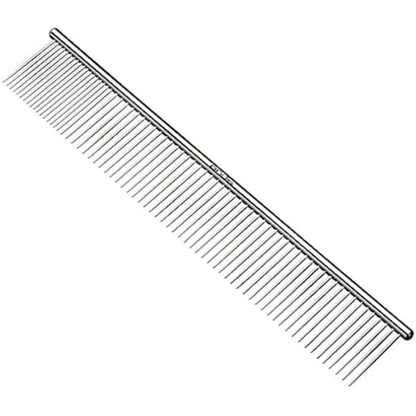 Metallkam - Etest - 19 cm - Eliminerar trassel - Stimulerar folliklar - Lätt och praktisk