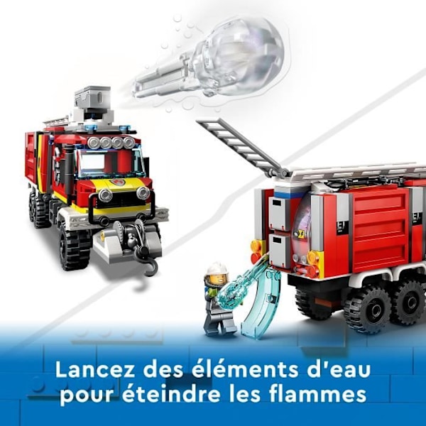 LEGO® City 60374 paloauto, lelu moderneilla droneilla ja minihahmoilla Flerfärgad