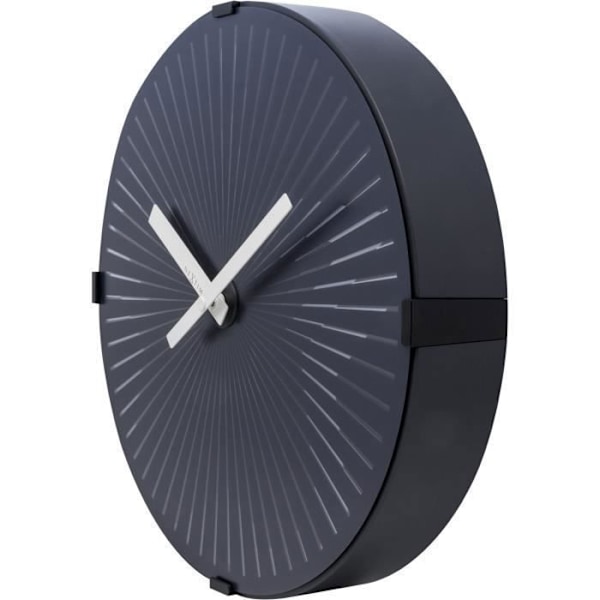 Väggklocka - NeXtime - Motion Star - Ø 30 cm - Plast - Vit Vit