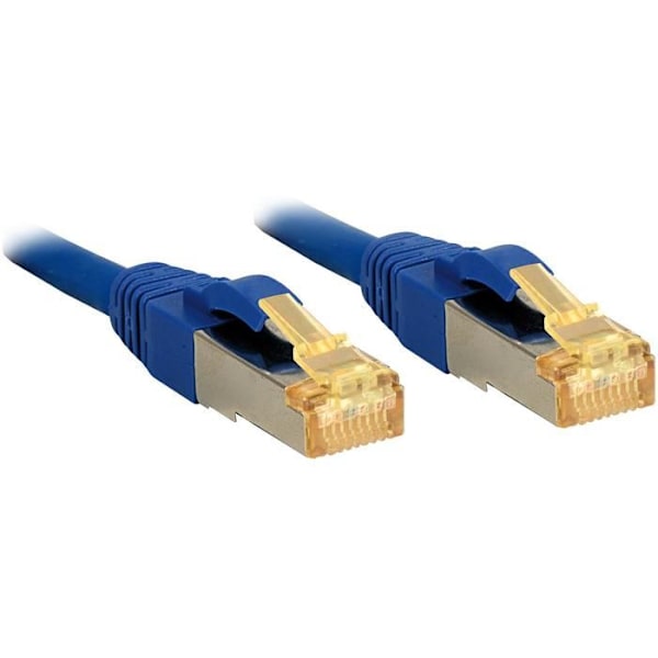 CAT 7 Lsoh netværkskabel - Kobber - 6000MHz - 1m - Blå - LINDY