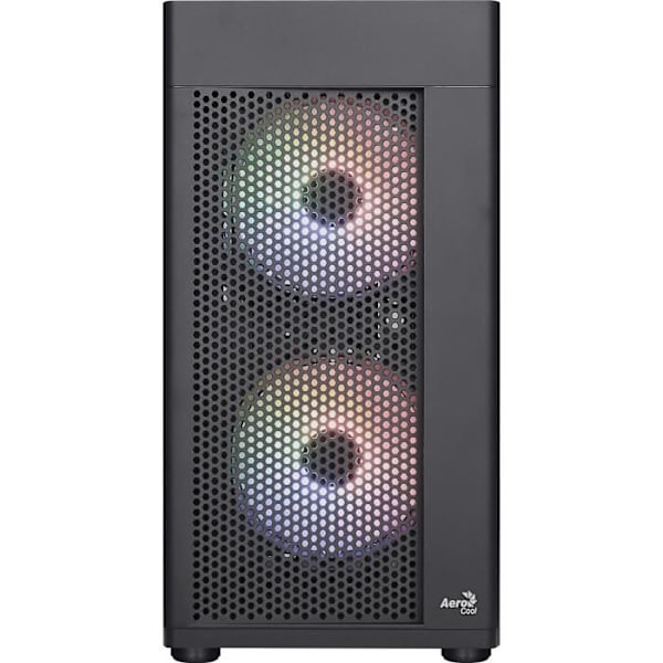 Kotelointi - AEROCOOL - Hexform G v2 (Musta) - Mini tornia - Micro-ATX-muotoinen - Ilman virtalähdettä