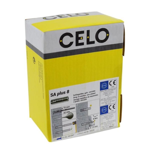 Taco konisk ekspansion SA Plus - CELO - 910SAP - Metalanker - 50 enheder - 12x40 mm