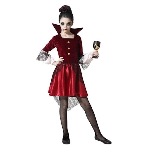 Vampyrcostym - Flicka - 10/12 år (140 till 152 cm)