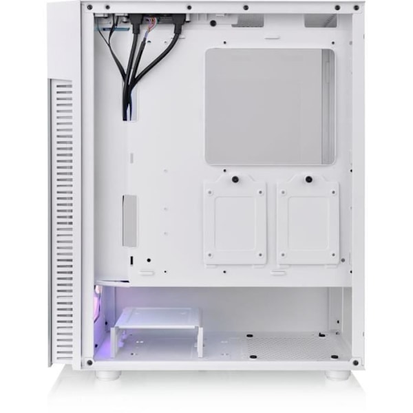 PC taske - THERMALTAKE - View 200 TG ARGB Snow (Hvid) - Medium tårn - ATX format
