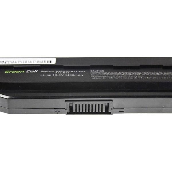 Green Cell til Asus A43 A53 K43 K53 X43 A32-K53 A42-K53 11.1V 6 cell 4400mAh