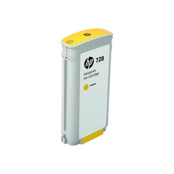HP 728 blækpatron - Gul - 130 ml - Inkjet - til HP DesignJet T730, T830