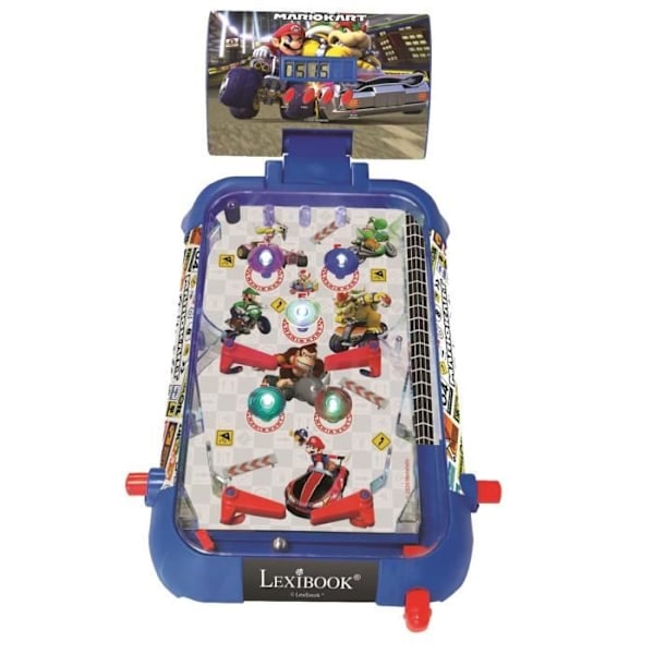 MARIO KART - Elektronisk Flipper - Lys- og Lyd Effekter - LEXIBOOK Blå