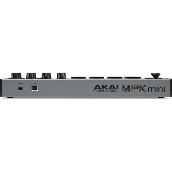 MIDI-keyboard - Akai - MPK Mini MkIII - 25 tangenter - 8 pads - OLED-skärm - Grå