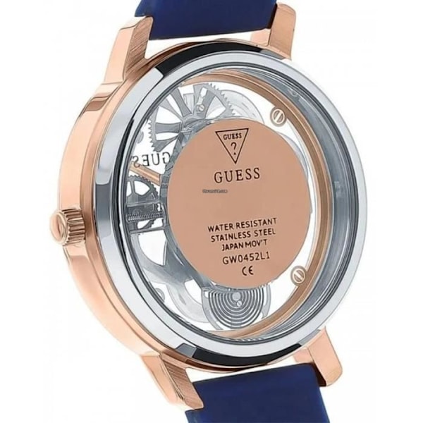 Kello - GUESS - GW0452L1 - Silikoni Sininen - Kvarts - Tyylikäs Blå