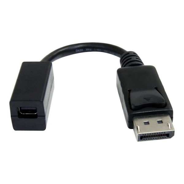 Videoadapterkabel - STARTECH - DP til Mini DP - 15 cm - Han til Hun - Sort/Hvid