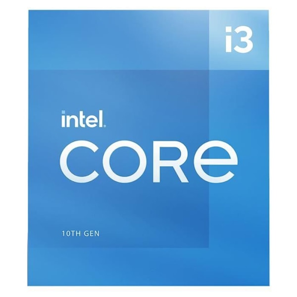 INTEL - Intel Core i3-10105-processor - 4 kerner / 4,4 GHz - Sokkel 1200 - 65W