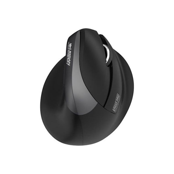 Ergonominen hiiri - Urban Factory - Ergo Pro - Vasenkätinen - Langaton - Bluetooth - Musta