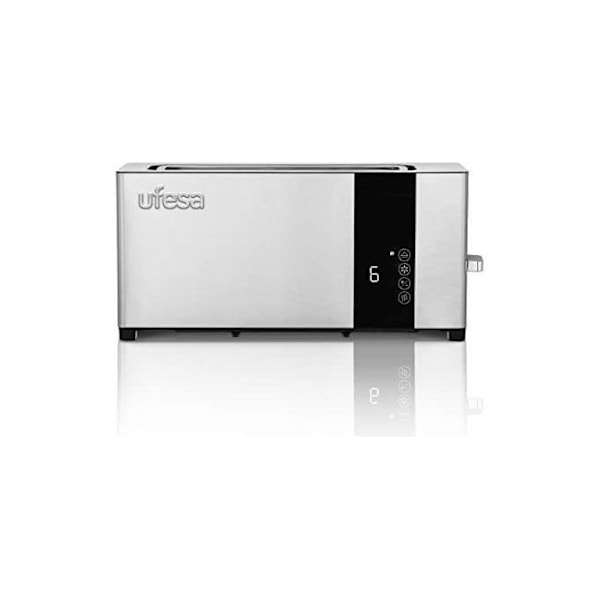 Brødrister - Ufesa - Plus Delux - Rustfrit Stål - 1050W - 1 Ekstra Stor Slot
