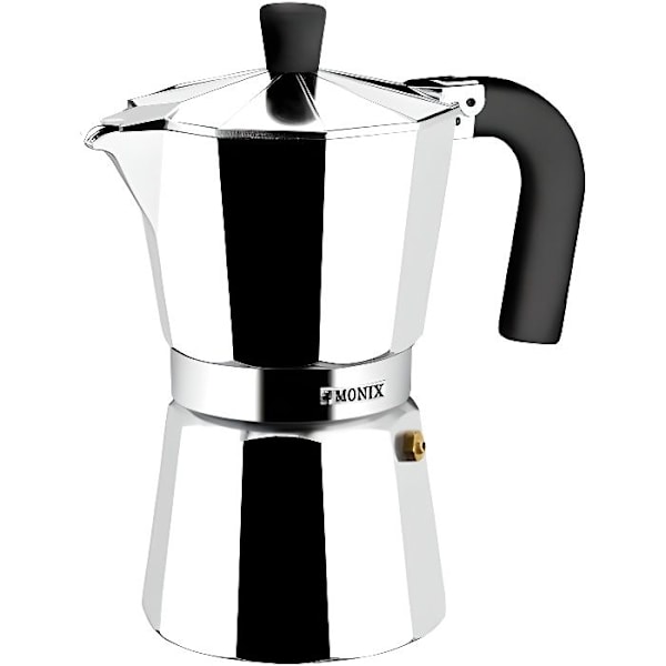 Espressobryggare - Monix - Vitro expres - Aluminium - 1 kopp - Ergonomisk design
