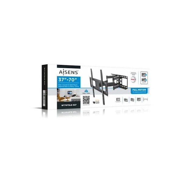 'aisens wt70tsle-027 – Eco Support for 37"-70 tv-skærm, sort farve 2535