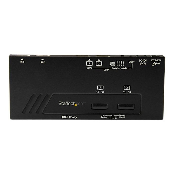STARTECH HDMI Switcher og Splitter med Hurtig Switching og Auto-Detect – Ultra HD 4K