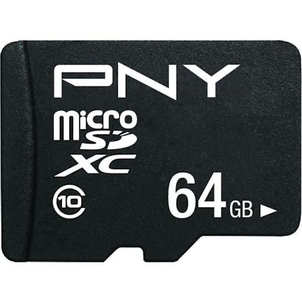 PNY MICROSD -muistikortti 64 Gt PERFORMANCE PLUS C10