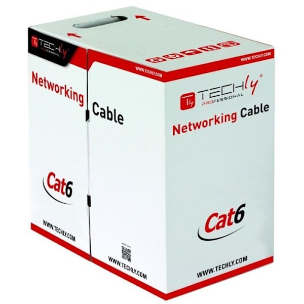 TECHLY - Techly ITP9 RIS 0305 Hank S / FTP KABEL KAT.6 CCA 305M DISK PIMF