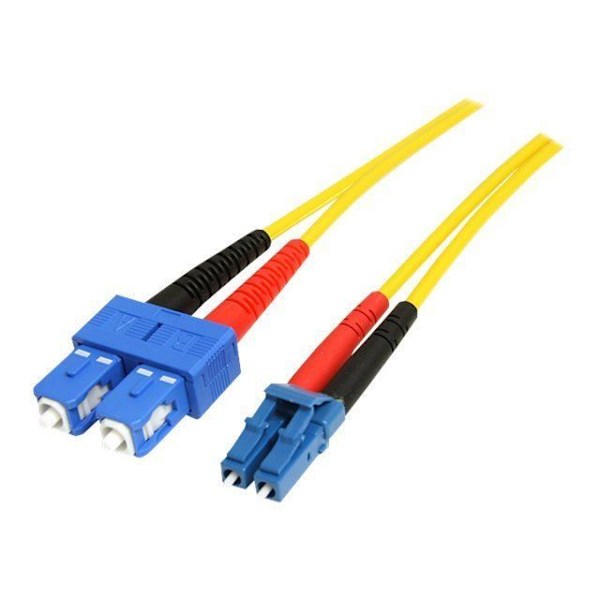 Single-mode duplex fiberoptisk patchkabel 1 m LC - SC - STARTTECH