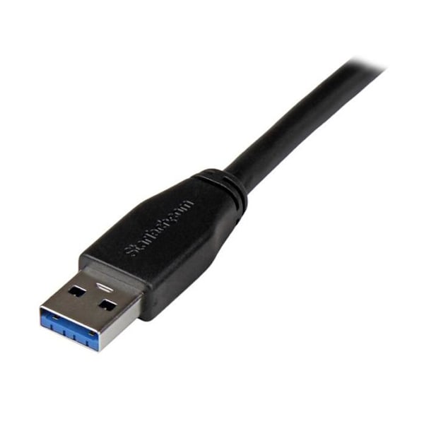 Aktivt USB 3.0 kabel USB-A til USB-B - STARTECH - 10 m - Sort