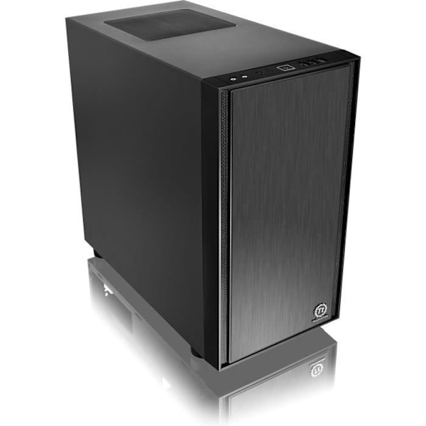 THERMALTAKE PC-kotelo Versa H17 - Mini Torni - Musta - Micro ATX -emolevylle (CA-1J1-00S1NN-00) musta