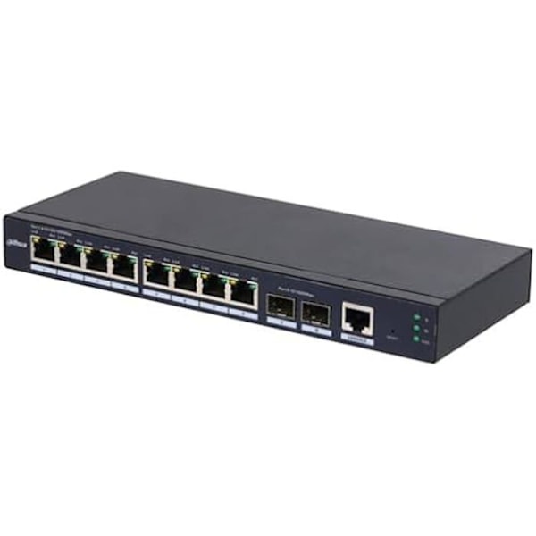 DAHUA DH-SG4010-2F IT-kytkin – 10-porttinen hallittu työpöytä Gigabit Switch musta