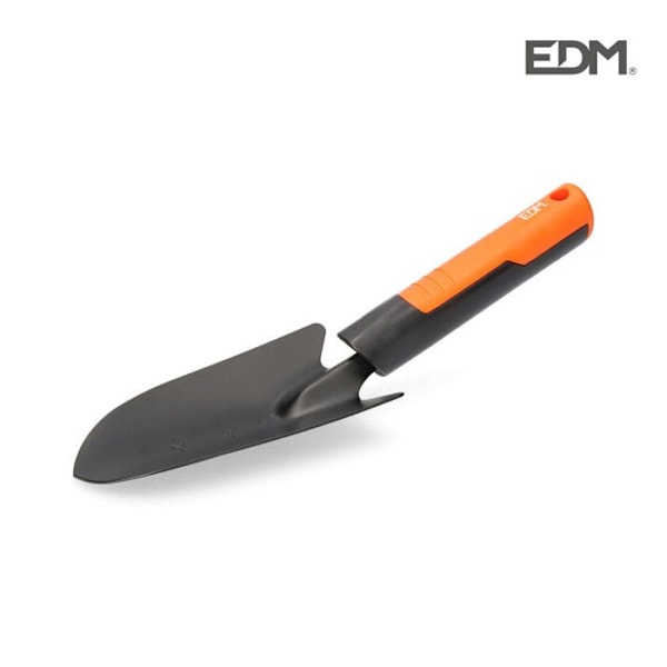 Transplantationsskovl - EDM - 25cm - metal/pvc - grå/orange